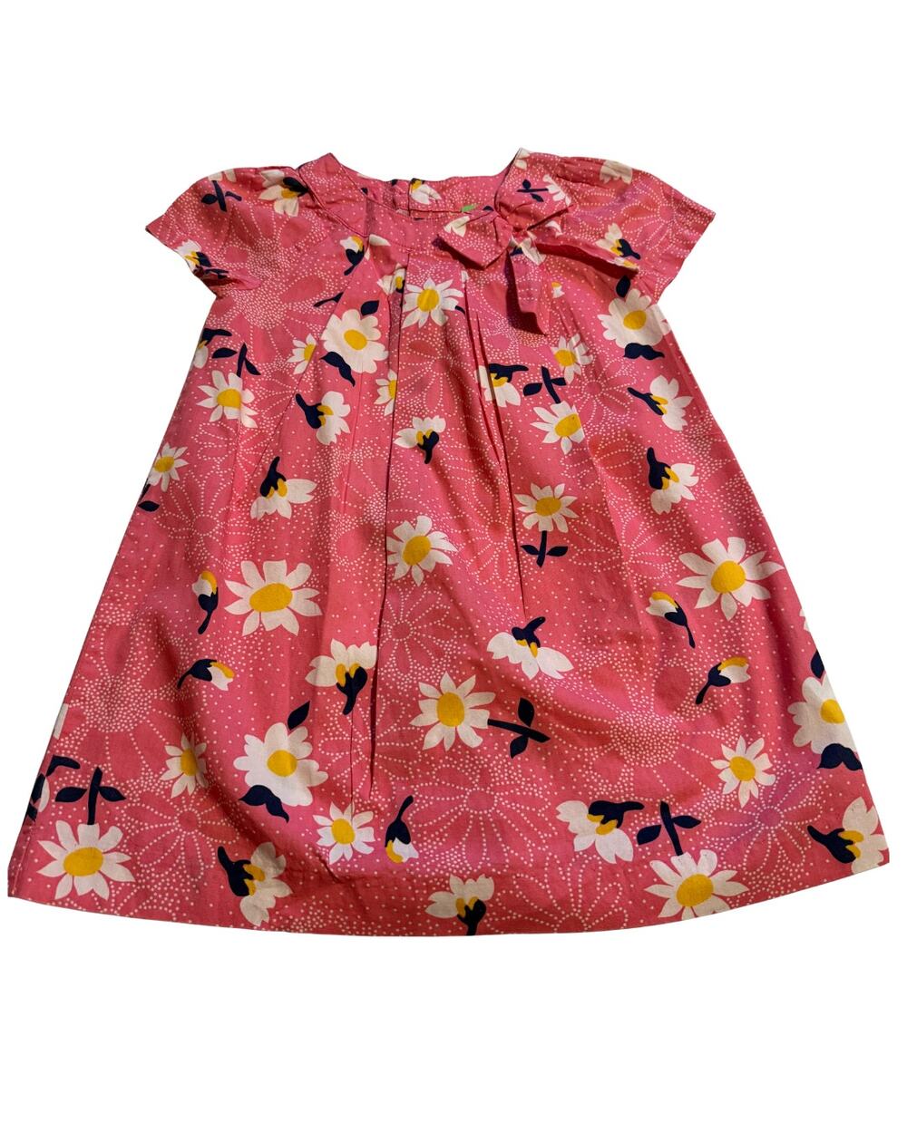 Girls Floral Shift Dress Pink Cherokee 4T Pink Whimsical